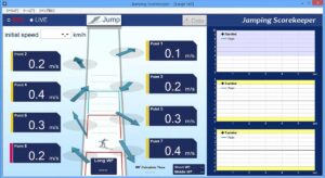 スキージャンプ台リアルタイムモニタリング